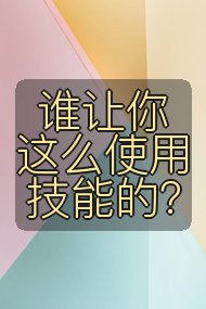 谁让你这么使用技能的？封面